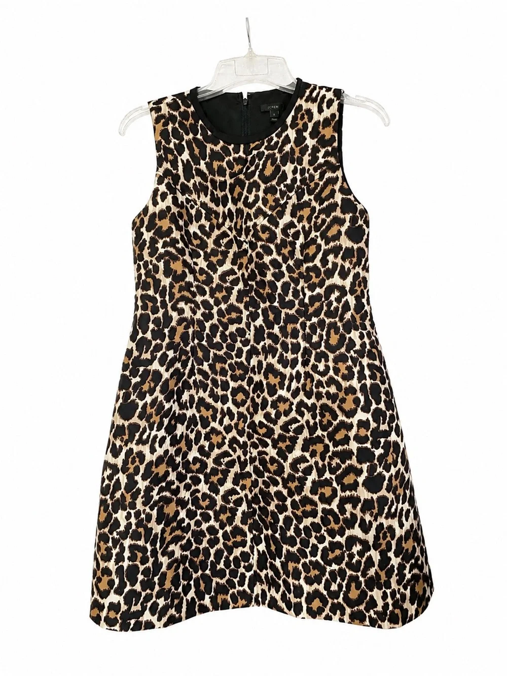 J. Crew Women Leopard Print Sleeveless Dress - Brown, Black, Cream